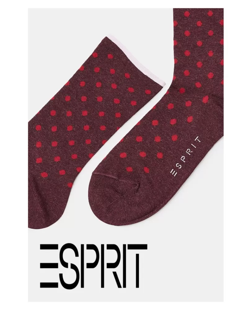 chaussettes_chines__pois_esprit_2.webp ESPRIT Chaussettes chinées à pois Sale