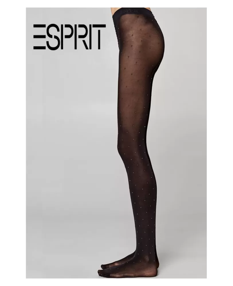 collant_fantaisie__pois_esprit_3.webp ESPRIT Collant fantaisie à pois Best Sale