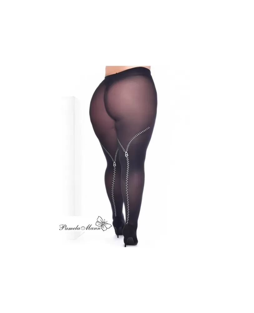 Pamela Mann Collant fantaisie Zip super stretch Store