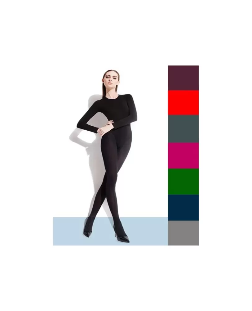 Fiore Collant grande taille microfibre coloré Roza Online