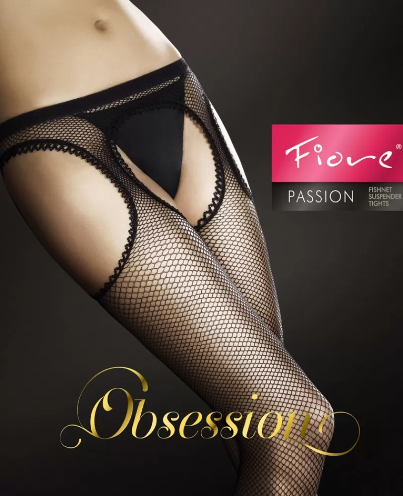 Fiore Collant Résille Obsession Passion Flash Sale