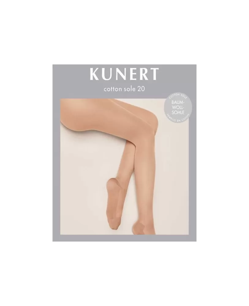 Kunert collant transparent Cotton Sole Best