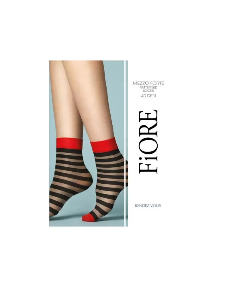 Fiore Socquettes fantaisie rayées Online